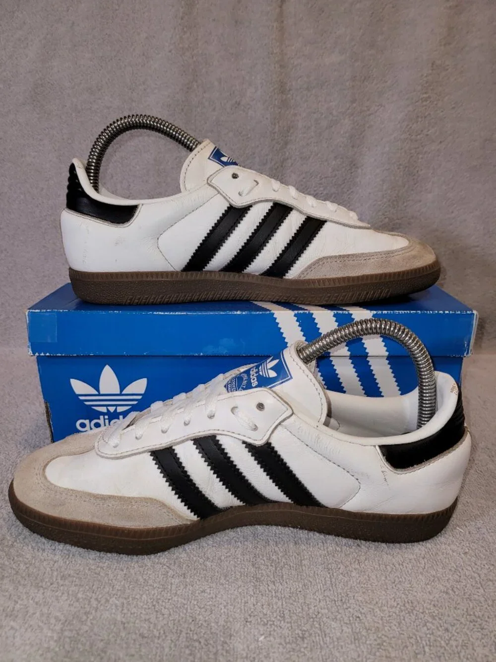 Adidas Originals Samba OG White/Black Big Kids Size 5.5 IE3675 (#1642)